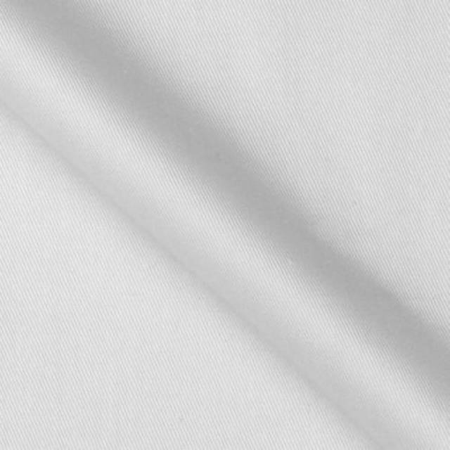White Poly Cotton Twill Fabric